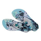 HAVAIANAS - TONG - LUNA PRINT - AQUA BLUE