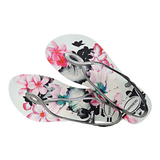 HAVAIANAS - TONG - LUNA PRINT - WHITE/NAVY BLUE