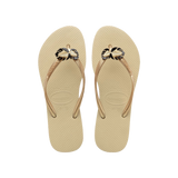 HAVAIANAS - TONG - SLIM METAL PIN - SAND GREY