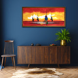 SUNSET STICK FISHER MEN- PEINTURE ACRYLIQUE