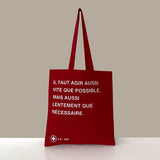 ALAIN'S BAG - PACK TOTE BAG 3 COULEURS - SÉRIGRAPHIE - 100% COTON