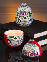 Bougie Ladenac Oeuf Skull Rouge