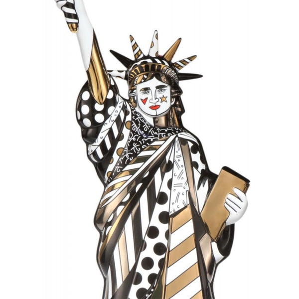 "STATUE GOLDEN LIBERTY" BY BRITTO