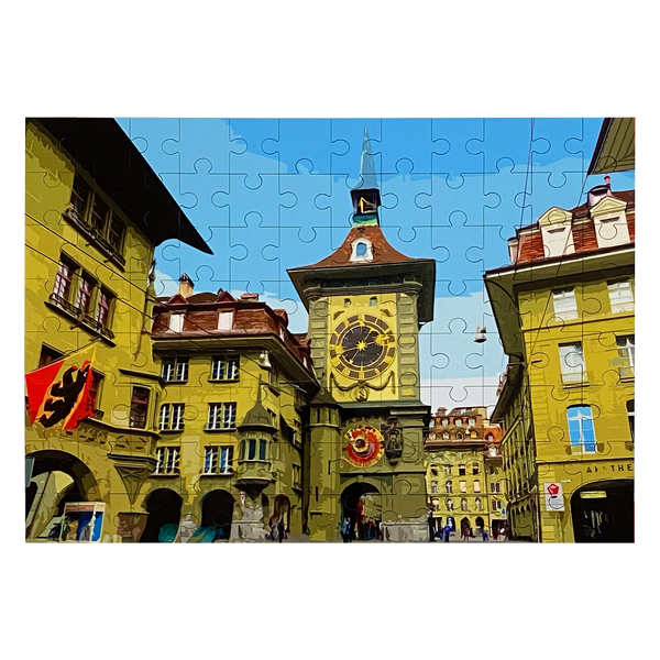 TOUR DE L'HORLOGE / BERNE - PUZZLE EN BOIS