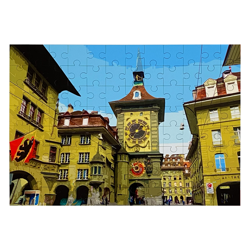 TOUR DE L'HORLOGE / BERNE - PUZZLE EN BOIS