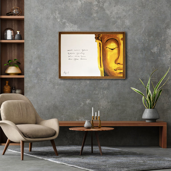 BOUDDHA'S WORDS - PEINTURE ACRYLIQUE