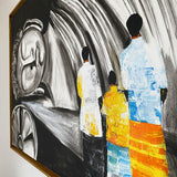 BHOUDDHA SLEEPING - PEINTURE ACRYLIQUE