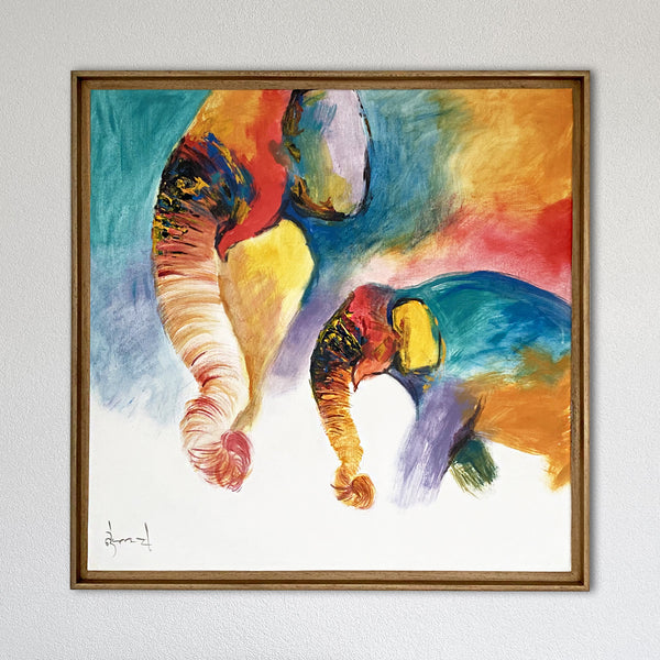 ELEPHANT COLOR FULL - PEINTURE ACRYLIQUE