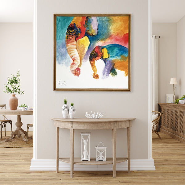 ELEPHANT COLOR FULL - PEINTURE ACRYLIQUE