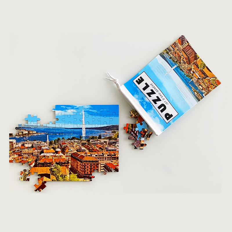 JET D'EAU / GENÈVE - PUZZLE EN BOIS