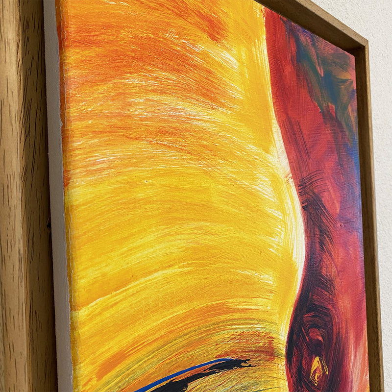 HALF FACE ELEPHANT - PEINTURE ACRYLIQUE