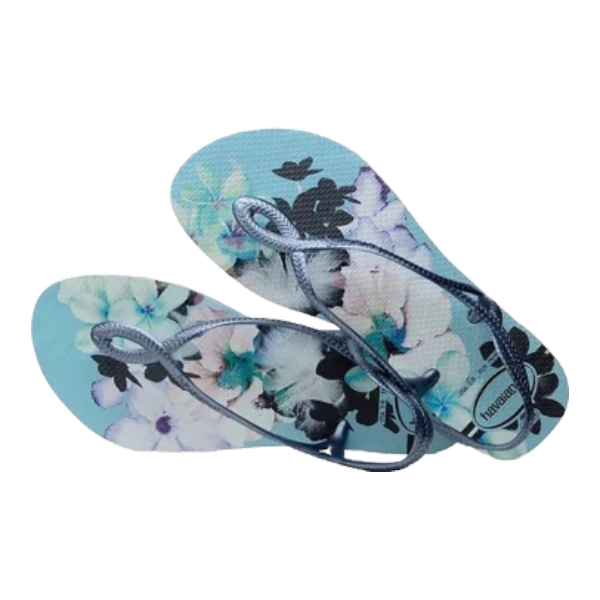 HAVAIANAS - TONG - LUNA PRINT - AQUA BLUE