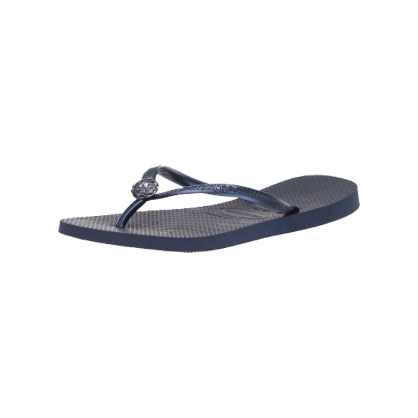 HAVAIANAS - TONG - SLIM CRYSTAL POEM - NAVY BLUE