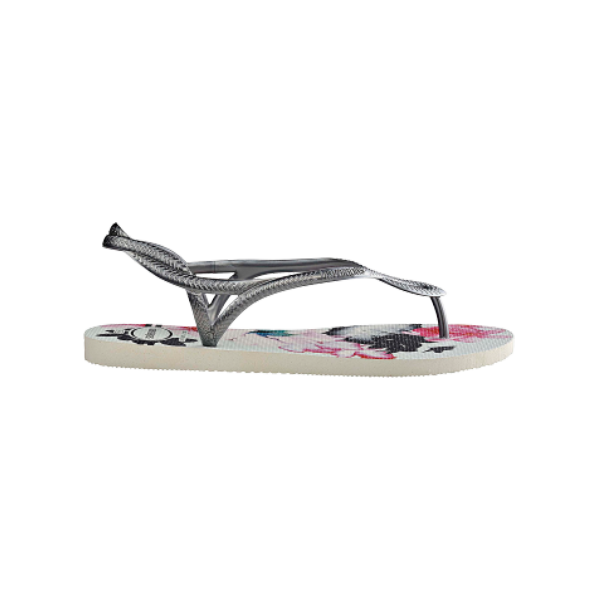 HAVAIANAS - TONG - LUNA PRINT - WHITE/NAVY BLUE