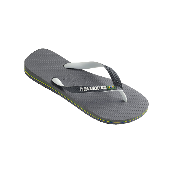 HAVAIANAS - TONG - BRASIL MIX - STEEL GREY/WHITE