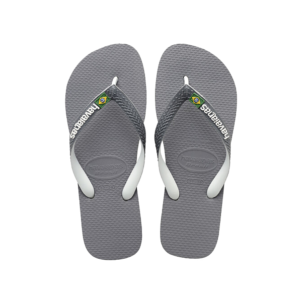 HAVAIANAS - TONG - BRASIL MIX - STEEL GREY/WHITE