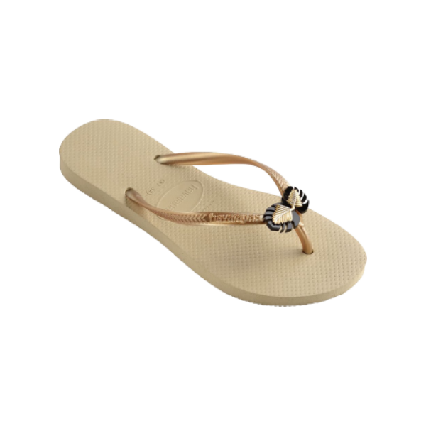 HAVAIANAS - TONG - SLIM METAL PIN - SAND GREY