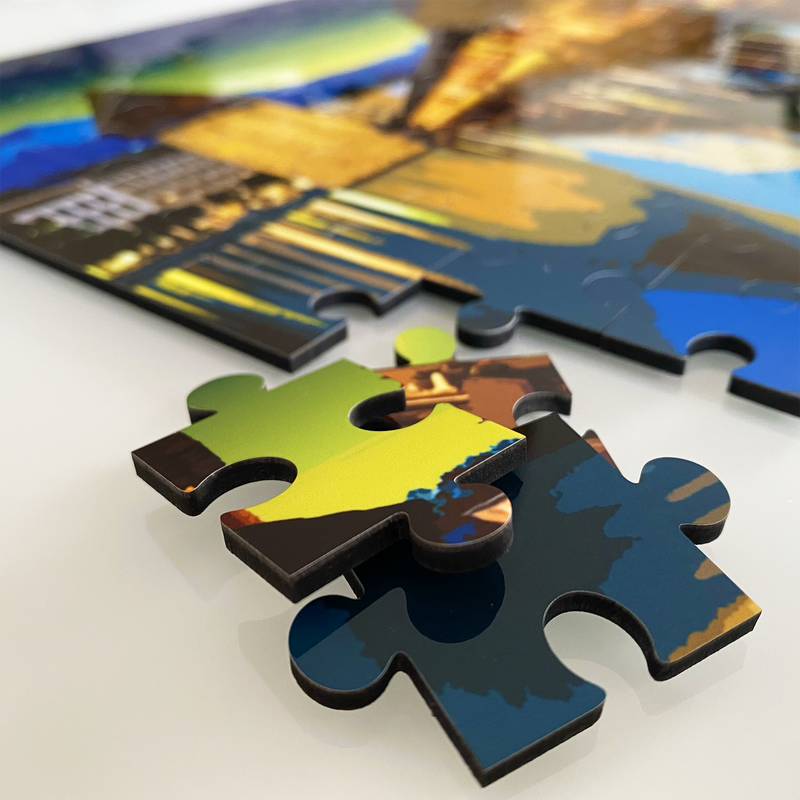 PONT DE LA CHAPELLE / LUCERNE - PUZZLE EN BOIS