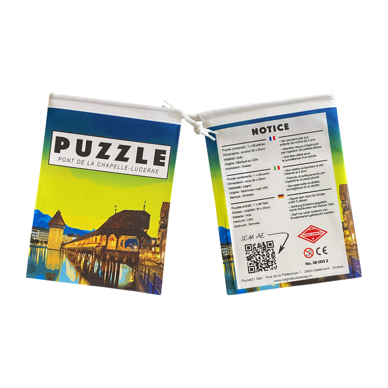 PONT DE LA CHAPELLE / LUCERNE - PUZZLE EN BOIS