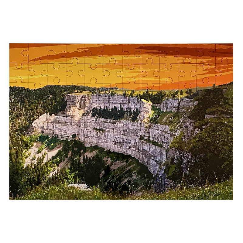 CREUX DU VAN / NEUCHÂTEL - PUZZLE EN BOIS