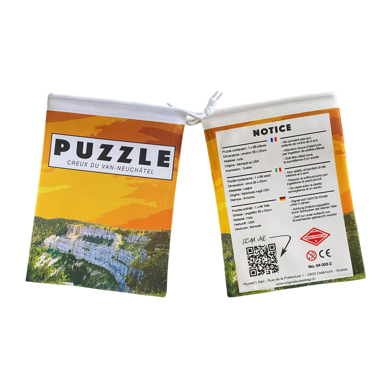 CREUX DU VAN / NEUCHÂTEL - PUZZLE EN BOIS