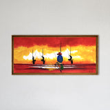 SUNSET STICK FISHER MEN- PEINTURE ACRYLIQUE