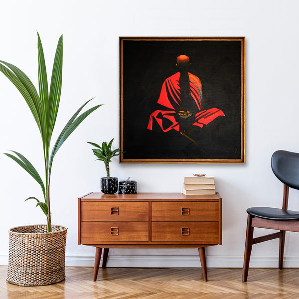 THE MONK - PEINTURE ACRYLIQUE