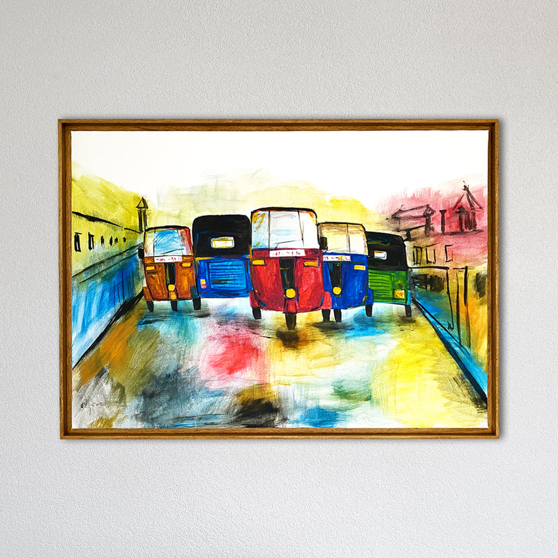 THE TUK-TUK - PEINTURE ACRYLIQUE